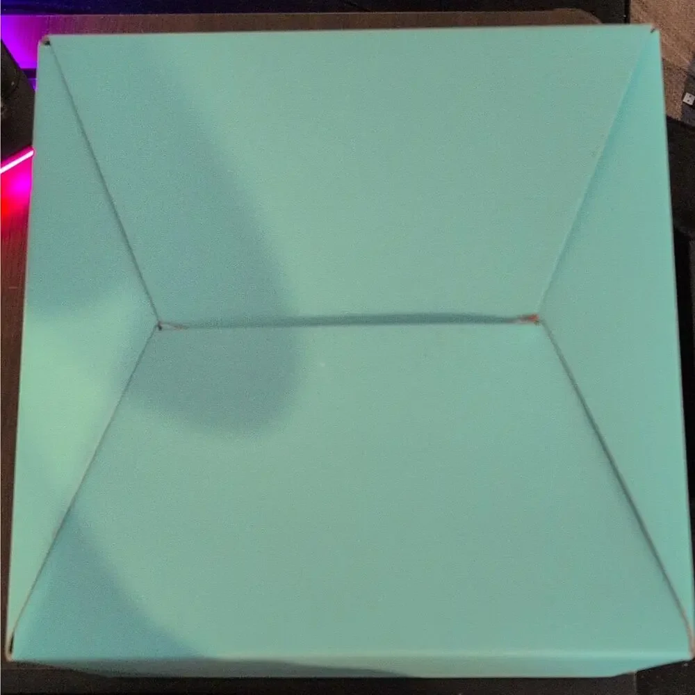 Tiffany & Co. Blue Rectangular Jewelry Gift Box, Paper/Cardboard, Foldable
